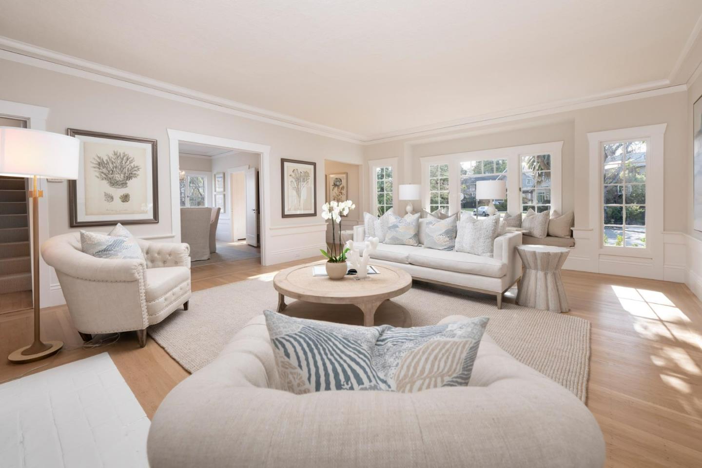 344 Occidental Avenue Burlingame, CA 94010 - Photo 5 of 27 a living room with furniture and a large window