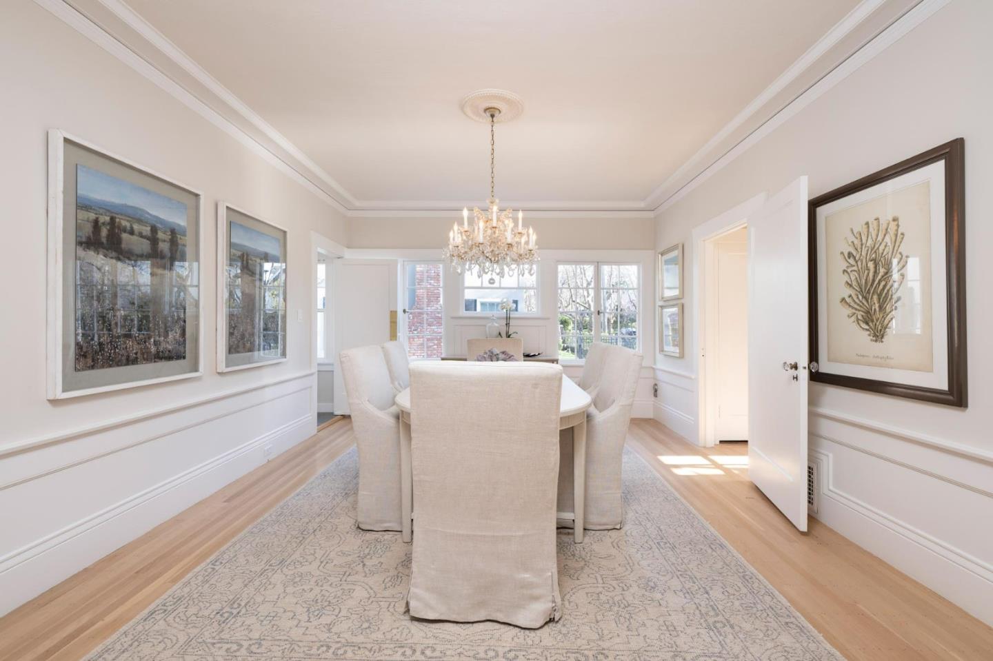 344 Occidental Avenue Burlingame, CA 94010 - Photo 9 of 27 a view of a dining room with furniture window and wooden floor
