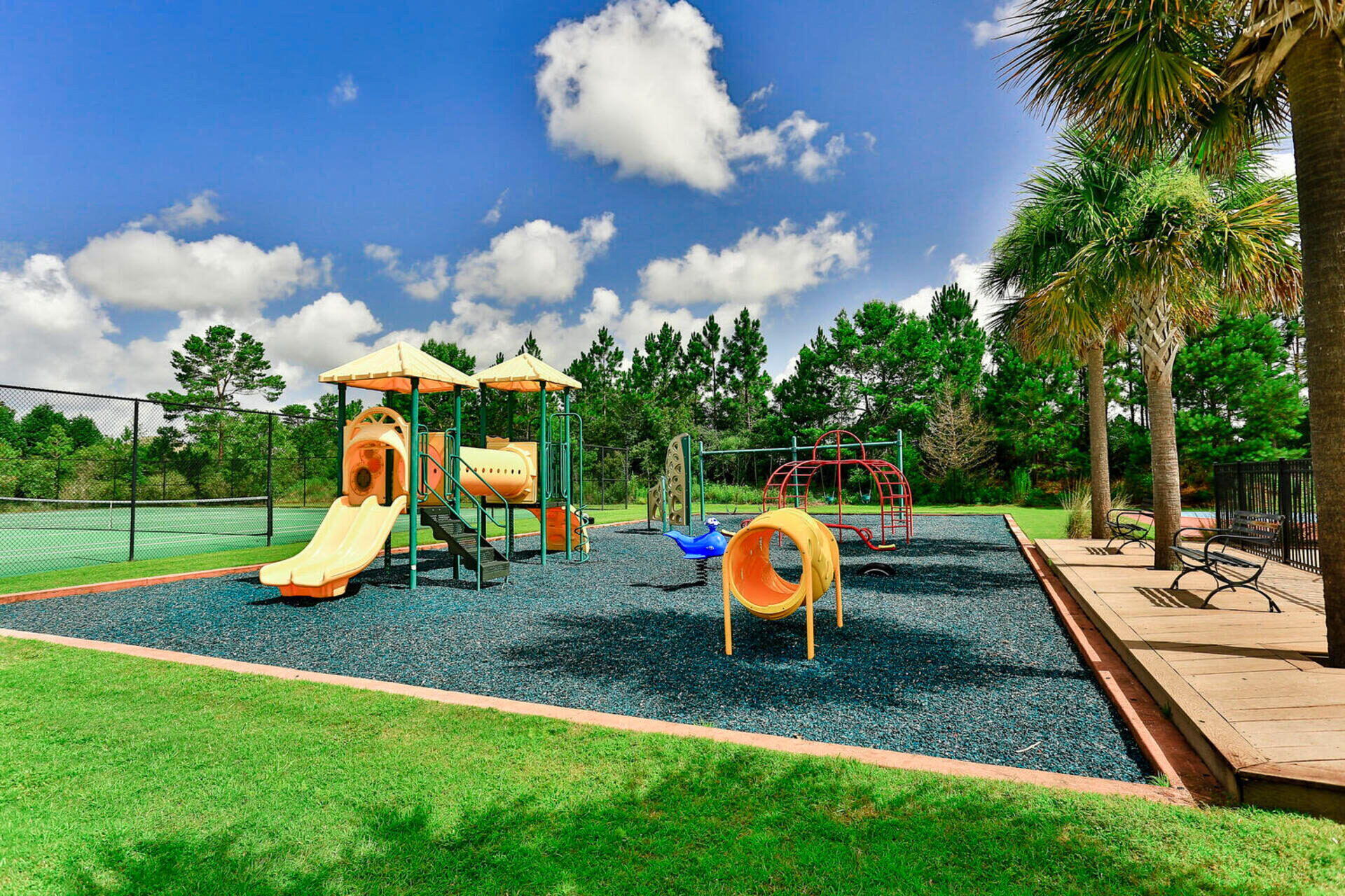 180 Gulf Pines Court Freeport, FL 32439 - Photo 66 of 70 a view of a backyard with swimming pool