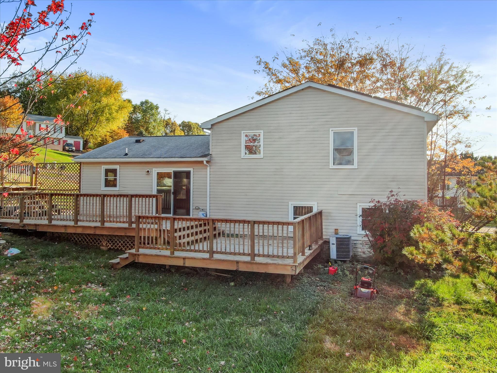 104 Rebecca's Court Smithsburg, MD 21783 - Photo 34 of 34 a view of backyard with a garden and deck