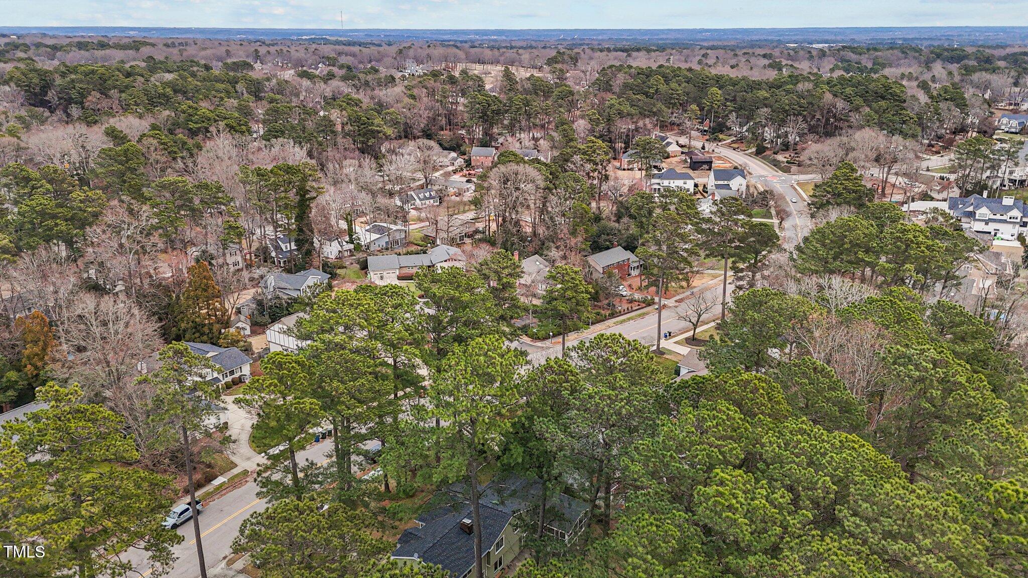 7612 Harps Mill Road Raleigh, NC 27615 - Photo 43 of 49 an aerial view of forest