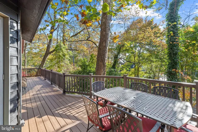 a view of balcony and deck
