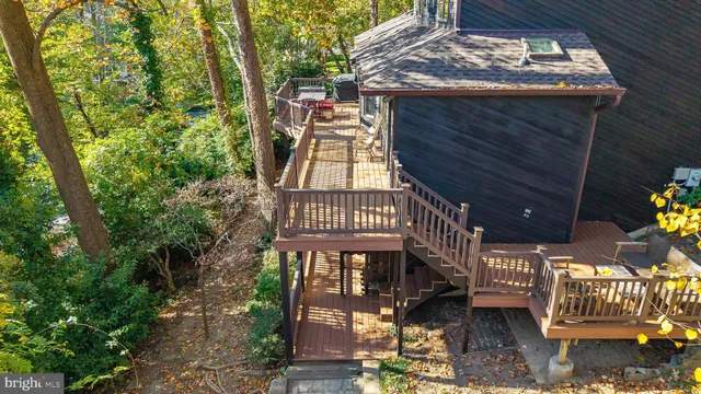 a view of backyard with green space