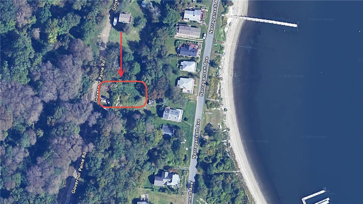 0 Governor Paine Road Prudence Island, RI 02872 - Photo 8 of 8 Line square is approximate location of lot lines.