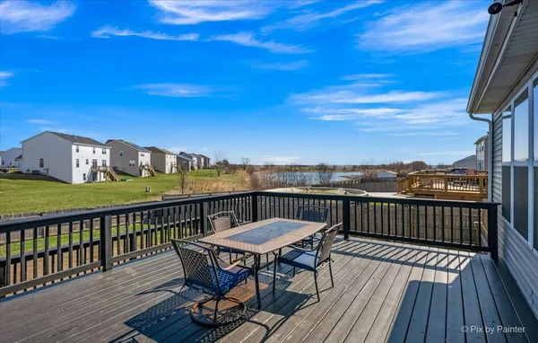 a view of livingroom with wooden floor