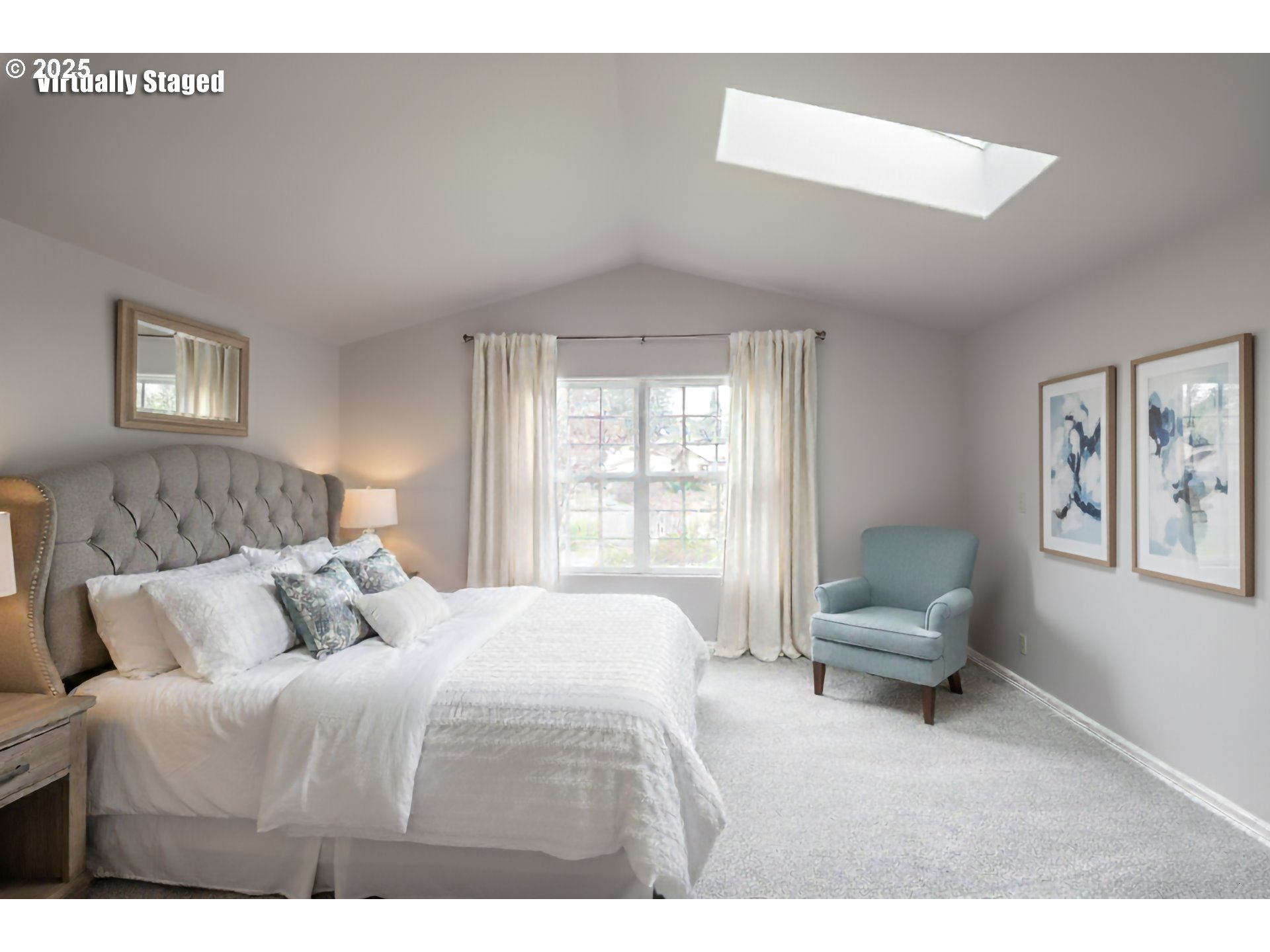 2556 Dumas Drive Springfield, OR 97477 - Photo 25 of 48 a bedroom with a bed and a couch