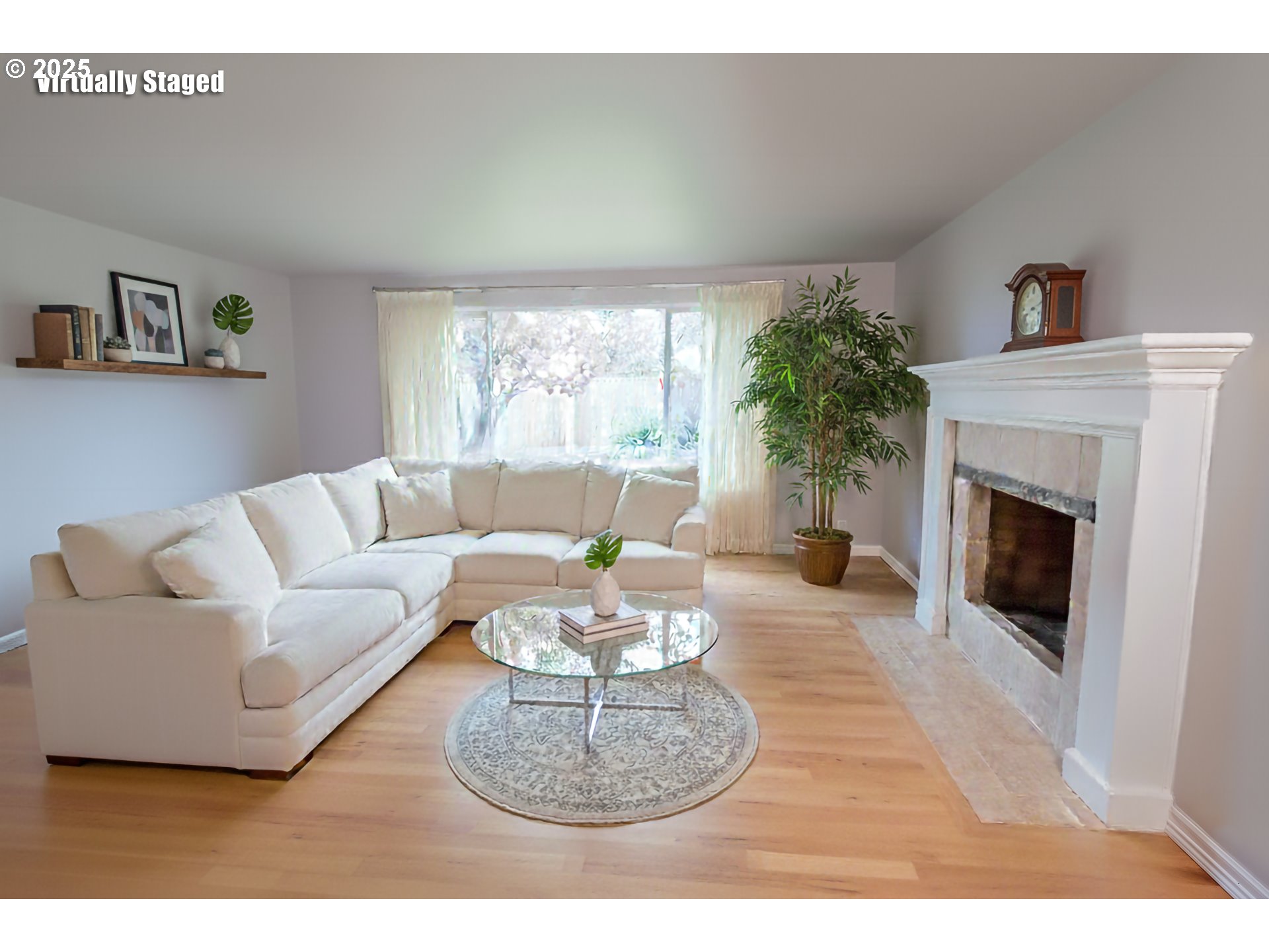 2556 Dumas Drive Springfield, OR 97477 - Photo 9 of 48 a living room with furniture and a fireplace