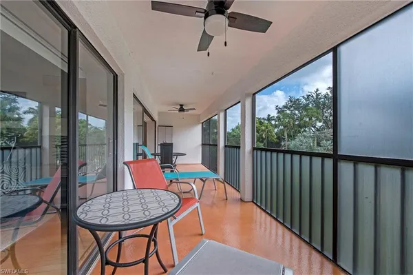 a outdoor space with furniture