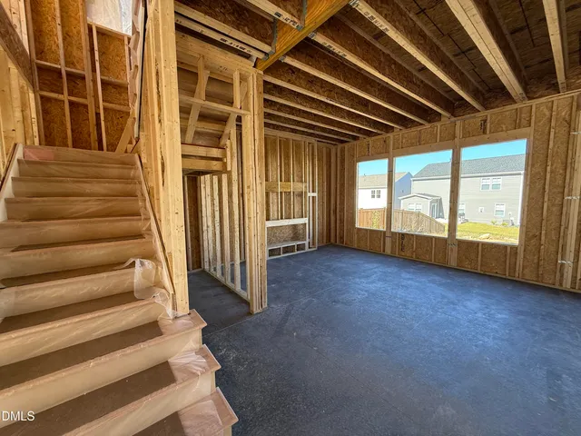 a view of an entryway with staircase