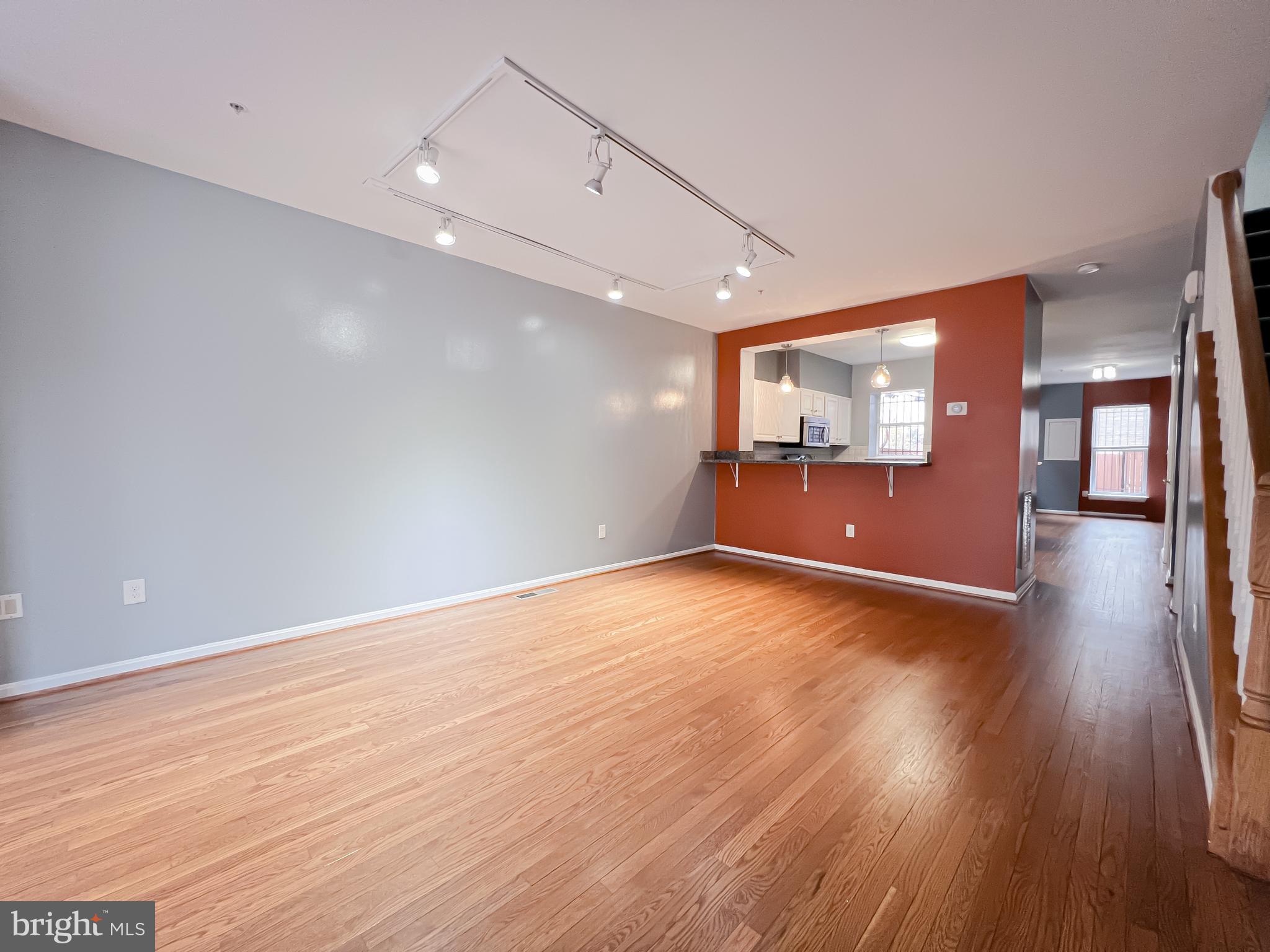 617 U Street Northwest Washington, DC 20001 - Photo 2 of 27 a view of a livingroom with wooden floor