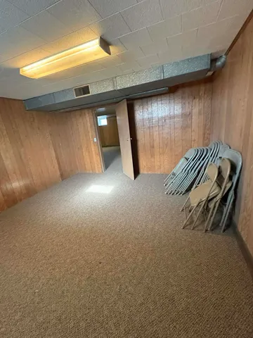 a view of a porch with furniture