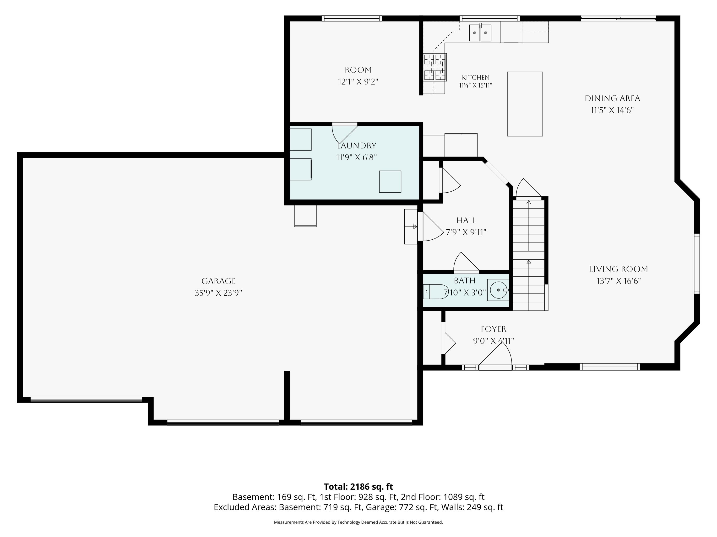 11740 Ridge Water Drive Northeast Sparta, MI 49345 - Photo 58 of 59 Main floor plan