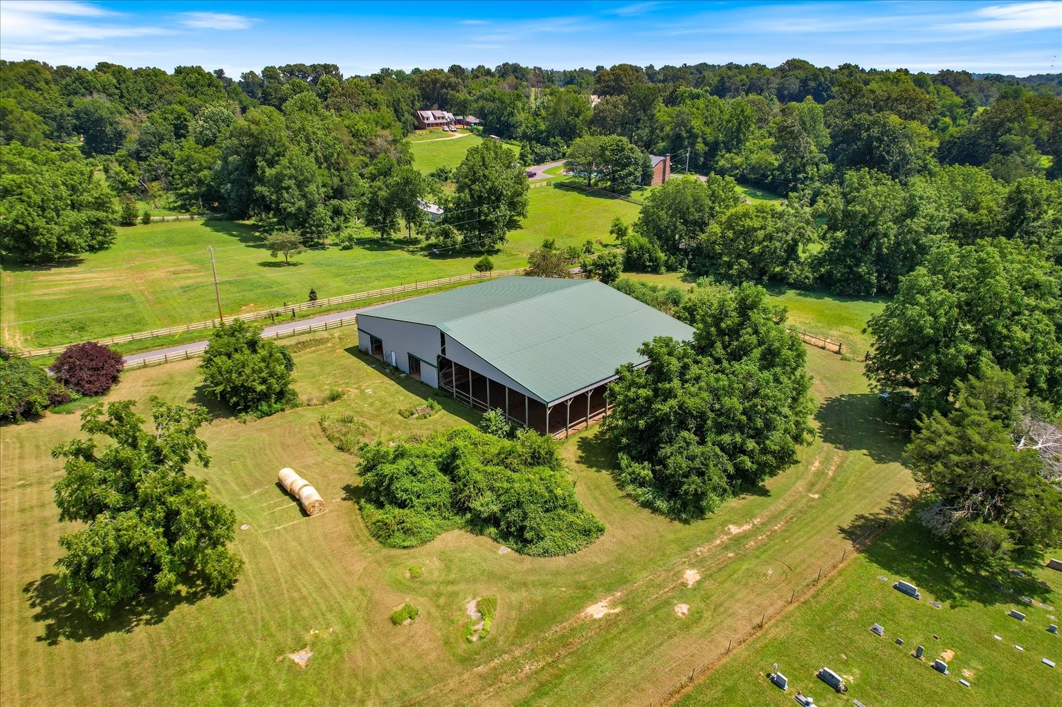 399 Jernigan Road Portland, TN 37148 - Photo 12 of 40 an aerial view of a house with a yard