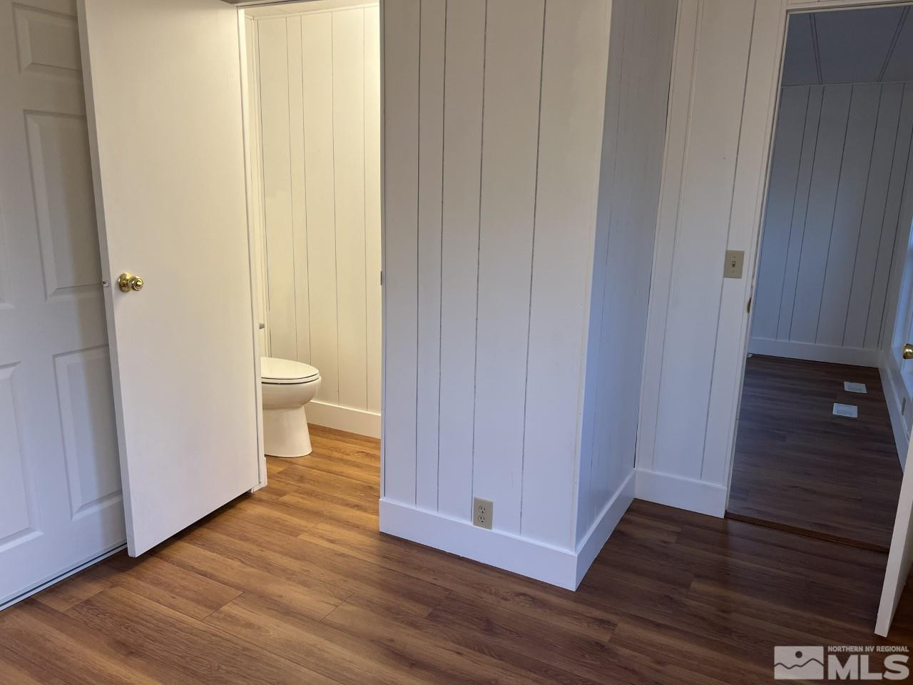 16160 Rhyolite Circle Reno, NV 89521 - Photo 6 of 14 a view of a bathroom with wooden floor