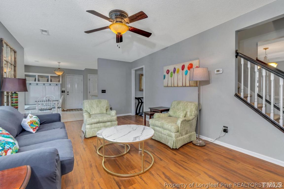 226 Linden Road Cameron, NC 28326 - Photo 10 of 36 a living room with furniture and kitchen view