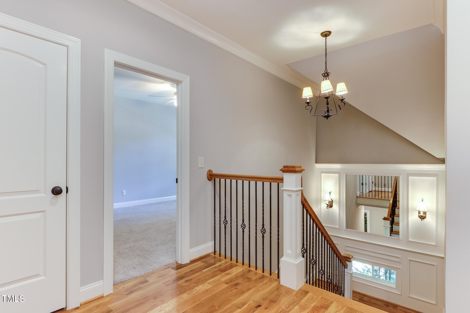 6909 Bartons Bend Way Raleigh, NC 27614 - Photo 29 of 80 Custom Designed Staircase Reflecting Natural LIght