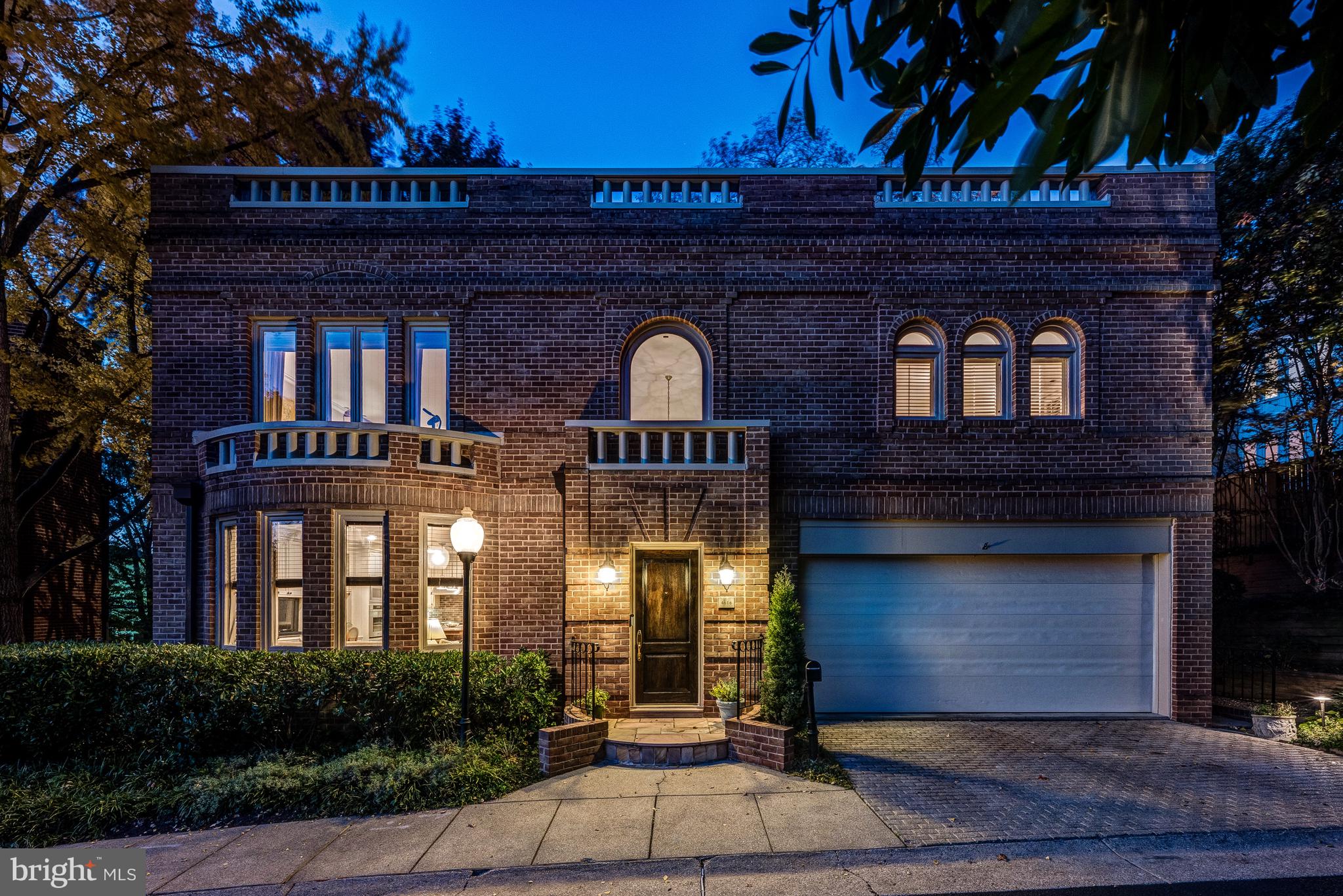 4616 Foxhall Crescent Northwest Washington, DC 20007 - Photo 19 of 21 a front view of a house