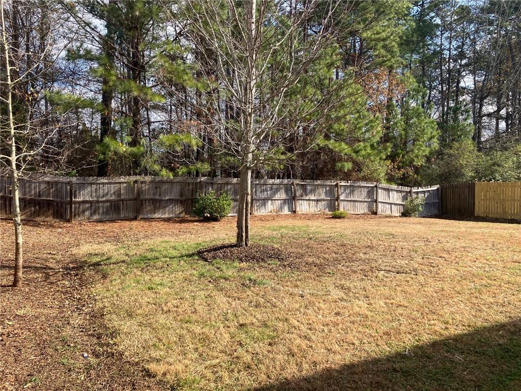 2808 Brookford Lane Southwest Atlanta, GA 30331 - Photo 25 of 25 a view of a yard with wooden fence