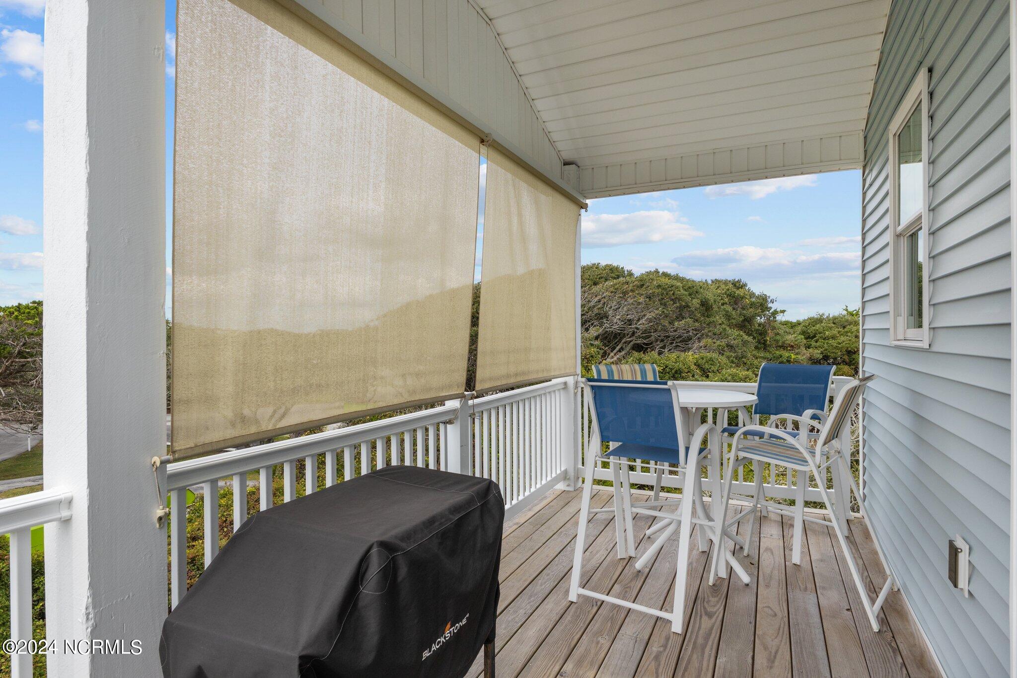 202 Cedar Lane Atlantic Beach, NC 28512 - Photo 31 of 55 Back Deck Grill Area