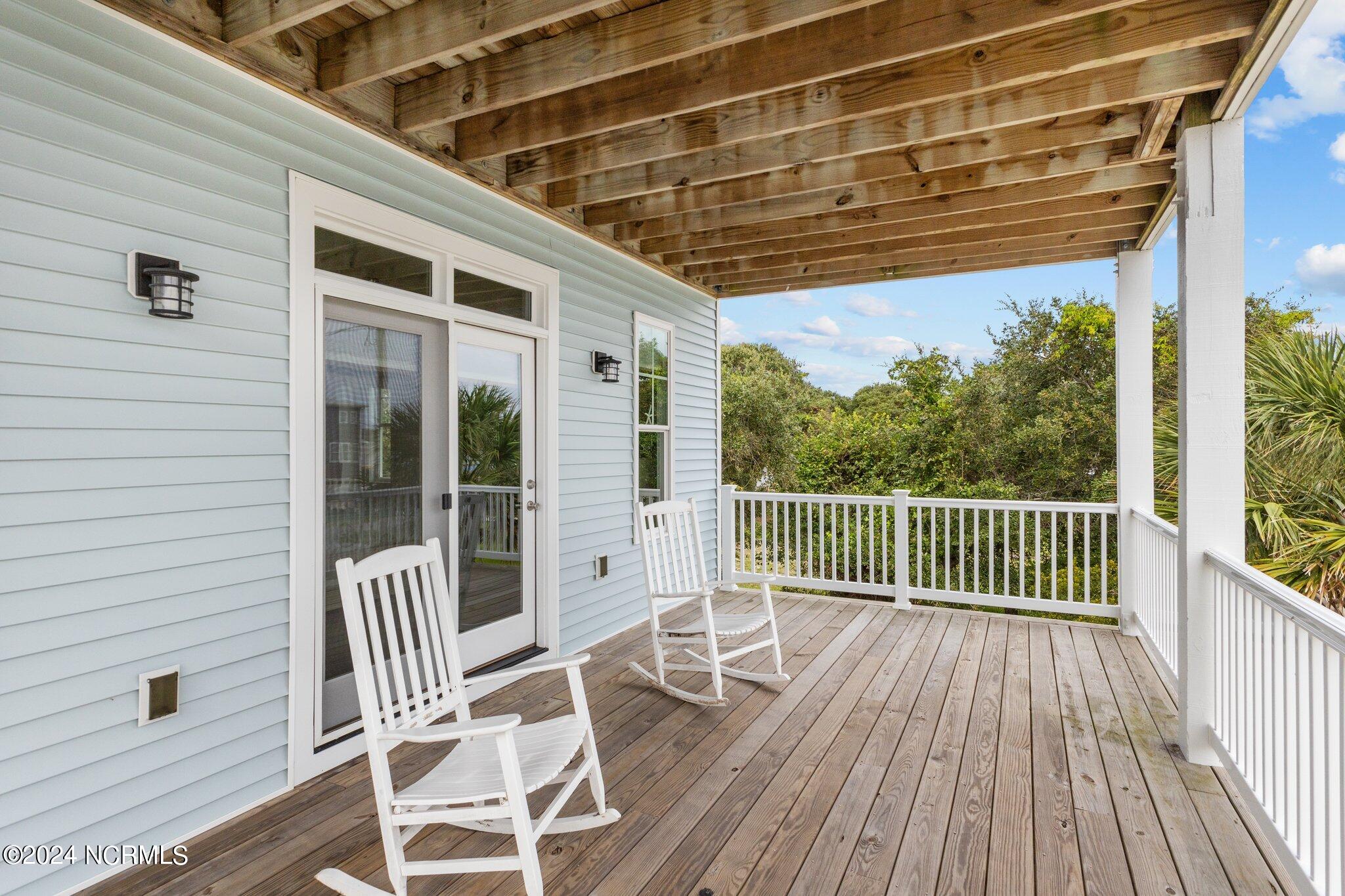 202 Cedar Lane Atlantic Beach, NC 28512 - Photo 36 of 55 Master Bedroom Deck