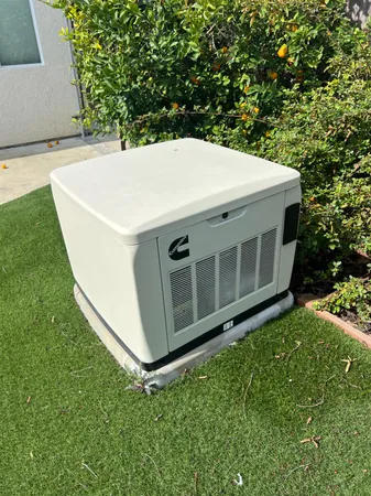 a view of a backyard with a small cabin
