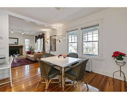 140 Cedar Street Lexington, MA 02421 - Photo 7 of 29 a view of a dining room with furniture and wooden floor
