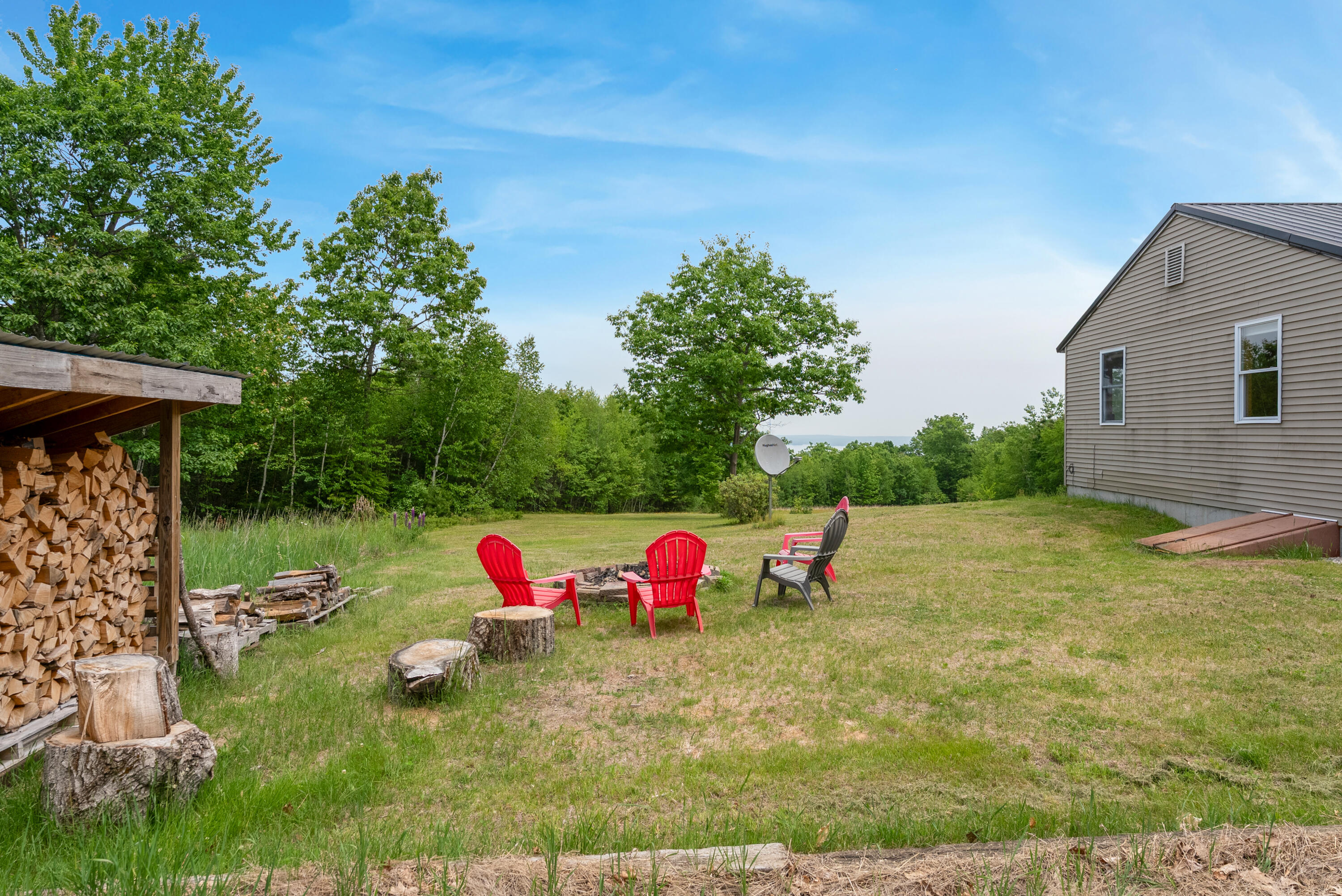 59 Decker Mountain Road Sebago, ME 04029 - Photo 47 of 61 Backyard
