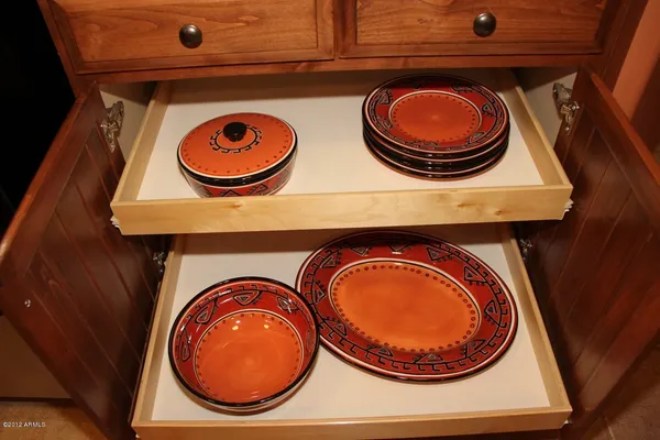 a closeup of a cabinet