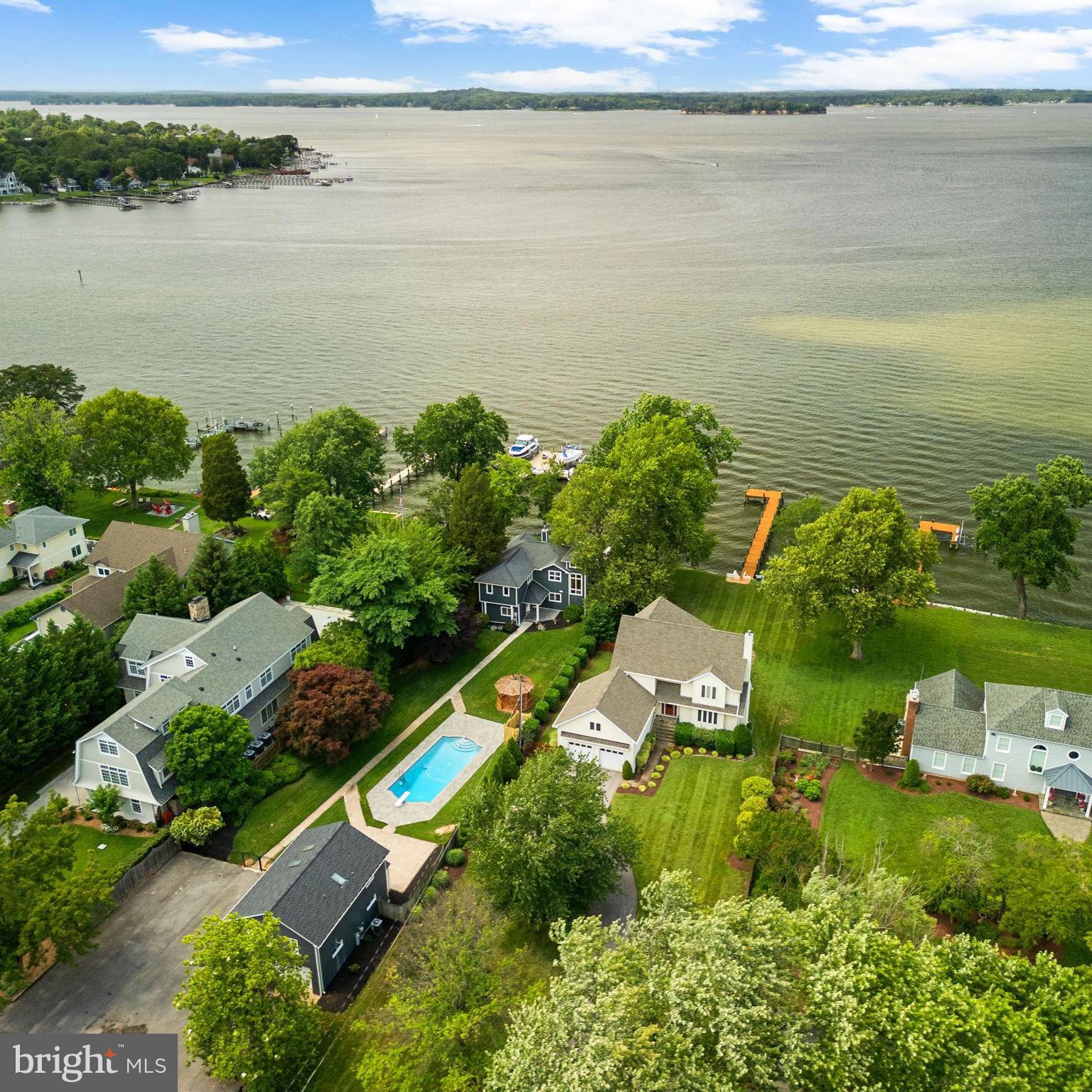 1088 River Bay Road Annapolis, MD 21409 - Photo 52 of 58 Huge views to the Magothy River and Chesapeake Bay