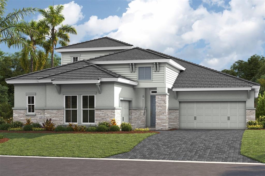 17107 Ranchside Place Bradenton, FL 34211 - Photo 1 of 1 a front view of a house with a yard