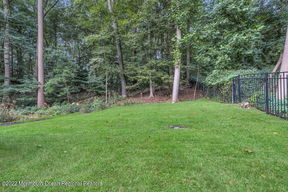 409 Dwight Road Middletown, NJ 07748 - Photo 45 of 53 a view of a backyard with a small cabin