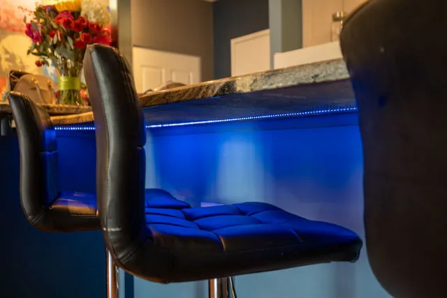 a view of balcony with furniture