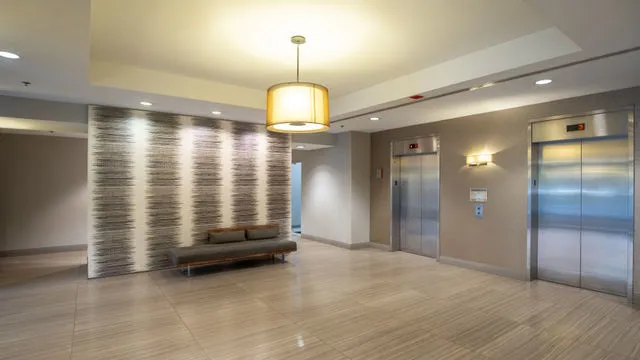 a view of a livingroom with a staircase