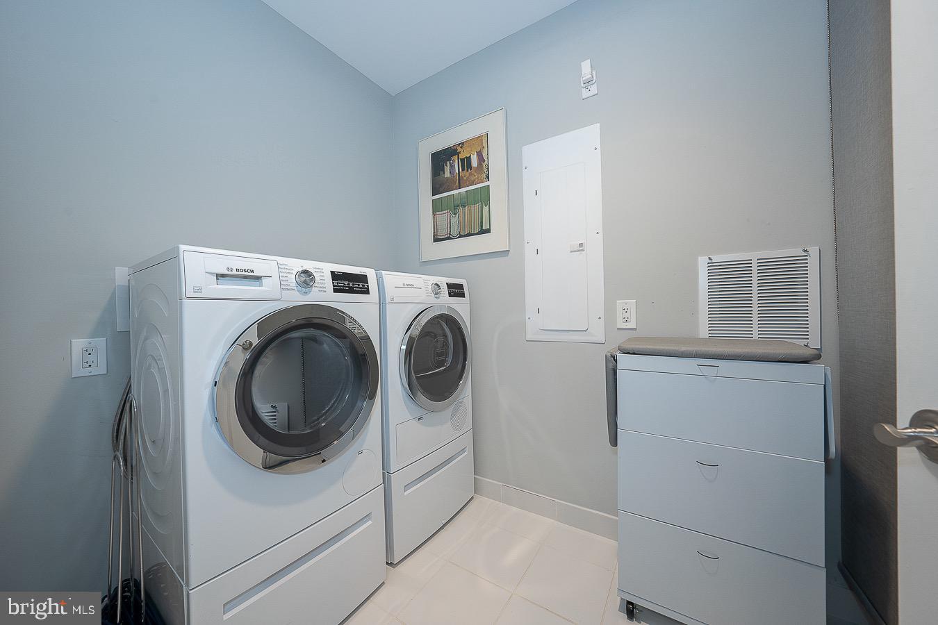100 St Georges Road, Unit A3 Ardmore, PA 19003 - Photo 20 of 43 a utility room with dryer and washer