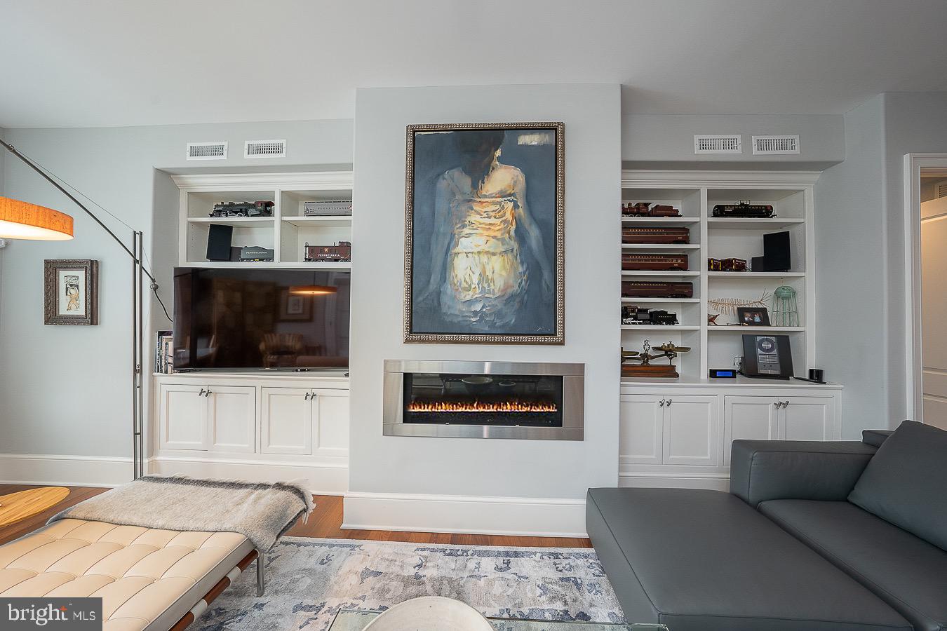 100 St Georges Road, Unit A3 Ardmore, PA 19003 - Photo 10 of 43 a living room with furniture and a flat screen tv