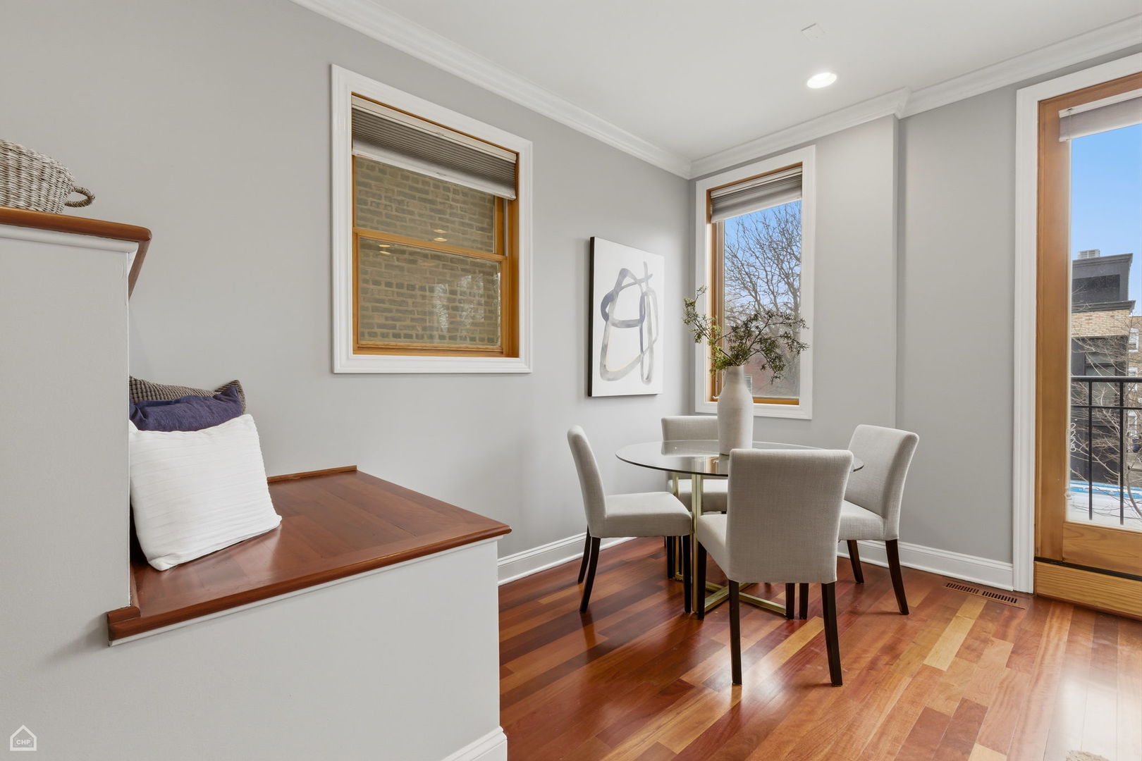 2229 North Leavitt Street, Unit 2 Chicago, IL 60647 - Photo 4 of 19 a living room with furniture and wooden floor