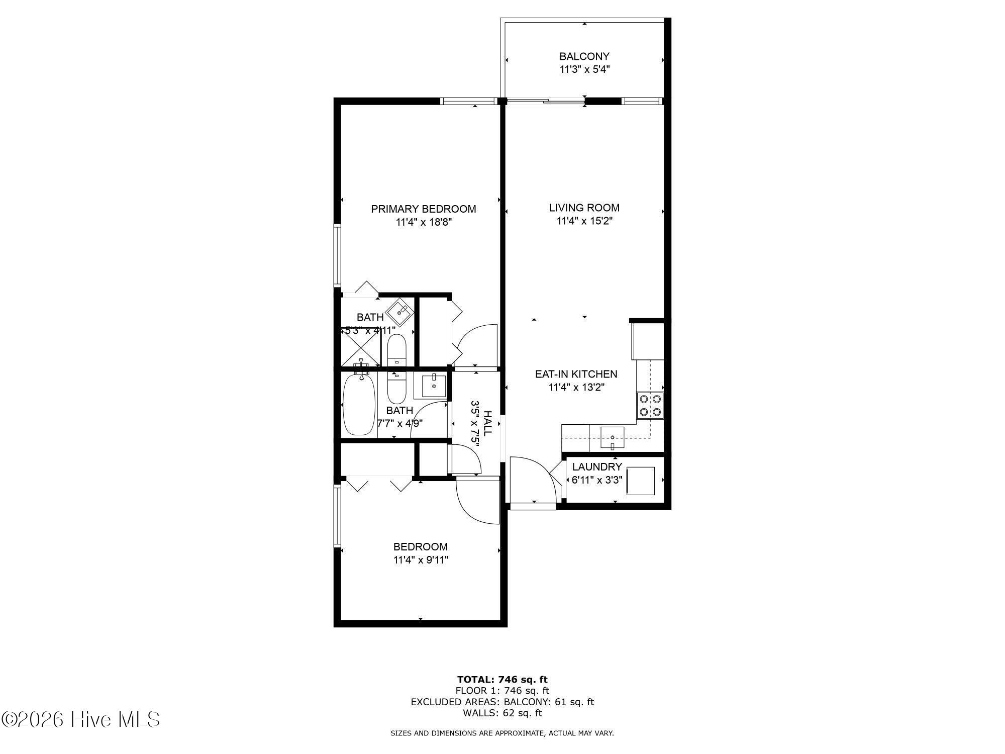 2008 East Fort Macon Road, Unit E14 Atlantic Beach, NC 28512 - Photo 42 of 42 Floor Plan