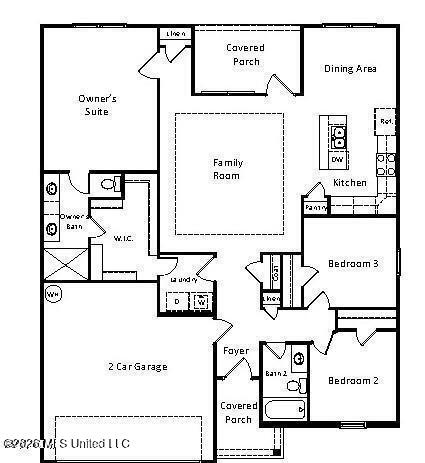 629 Oak Street Ocean Springs, MS 39564 - Photo 10 of 10 Floor plan