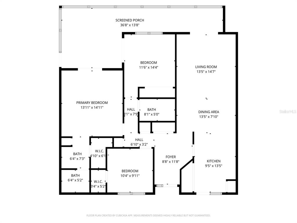 1381 McMullen Booth Road, Unit 1381 Clearwater, FL 33759 - Photo 36 of 36 a picture of a floor plan
