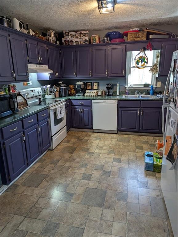 778 Poseyville Road Bremen, GA 30110 - Photo 13 of 27 a kitchen with stainless steel appliances granite countertop a stove a sink dishwasher and cabinets