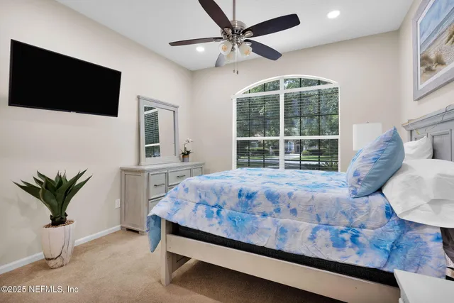 an aerial view of residential house with outdoor space