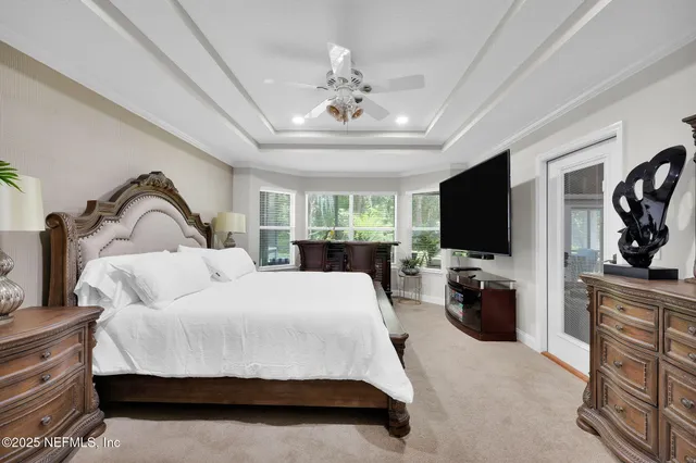 a view of a yard with an outdoor space