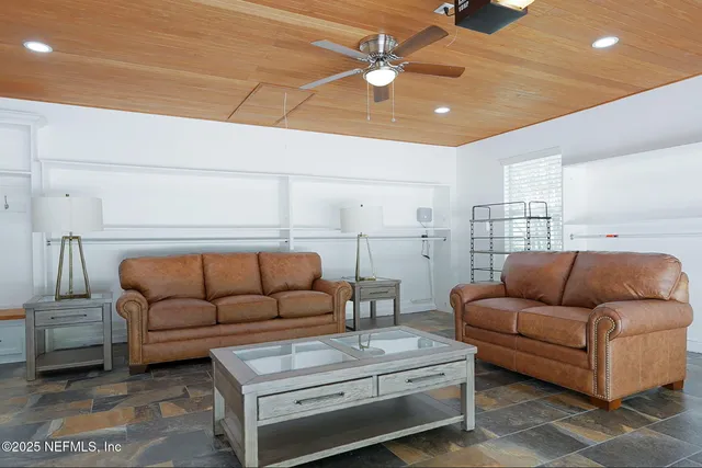 a view of a swimming pool with a lake view