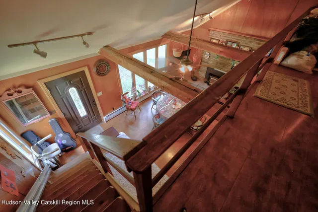 a picture of door with a sink