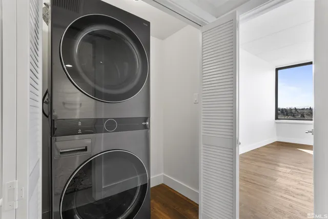 a view of a city with tall buildings