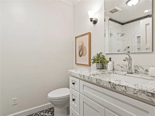 a view of a building with a window