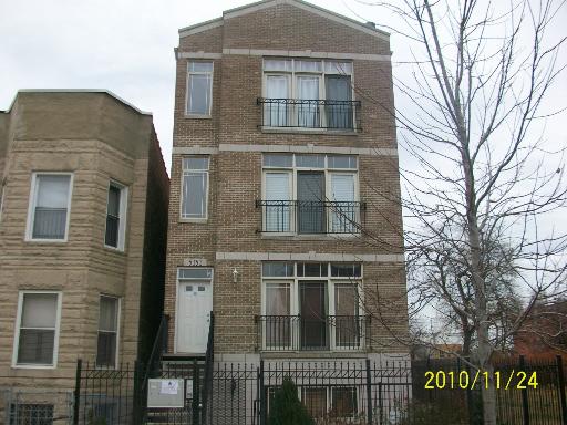 a front view of a building