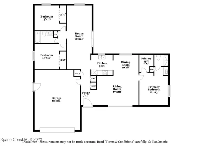 $2,210 | 1298 Robbinswood Drive, Rockledge, FL 32955