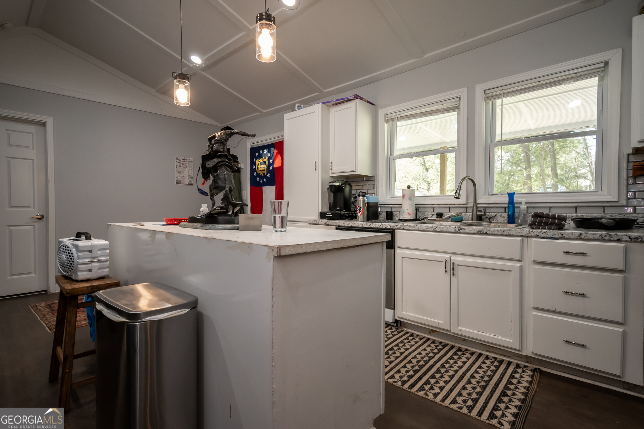 120 Hillside Street Athens, GA 30601 - Photo 5 of 18 a kitchen with a sink cabinets and window
