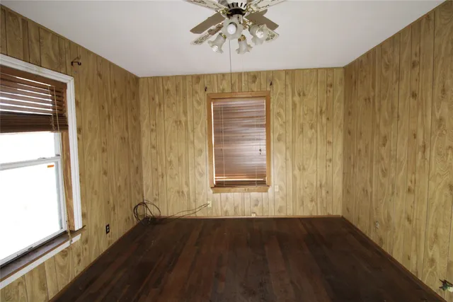 a view of an entryway with a window